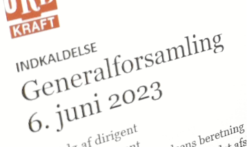 Udsnit af indkaldelsen til Ordkrafts generalforsamling 6. juni 2023